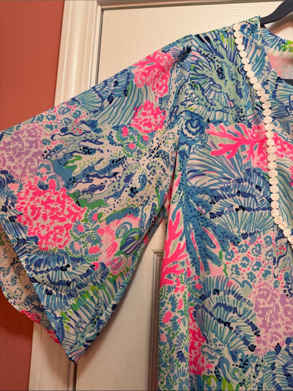Lilly Pulitzer Delancey Sink or Swim - Pink, Blue & Green - Picture 2 of 7
